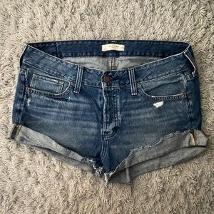 Abercrombie Distressed Denim Shorts
